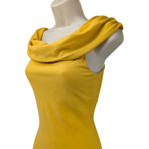 Lovers Friends Maxi Dress Marigold Gown One Shoulder Jersey Slit Bodycon Size XS - Picture 4 of 15